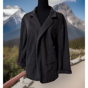 Cato Women Gray No Button Blazer Jacket PLUS Size 22/24w Y2K